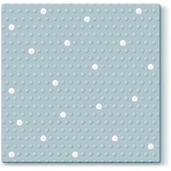 Pl Serwetki Inspiration Dots Spots Silver White