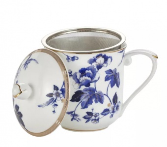 Pl Kubek 380Ml Z Filtrem Bone China