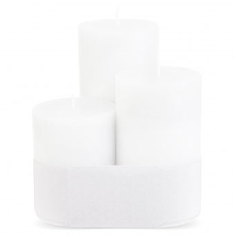 Pl lino blanco Candle шкла класічны 3-пакет ролік