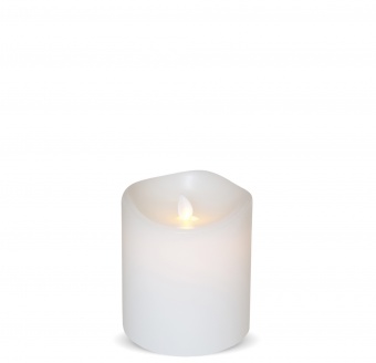 Белыя святлодыёдныя свечкі